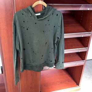Project Social T distressed hoodie. Size small